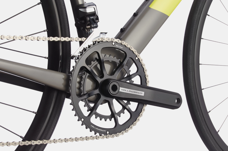 2021 Cannondale SuperSix EVO Neo 2 eRoad Bike in Grey-4